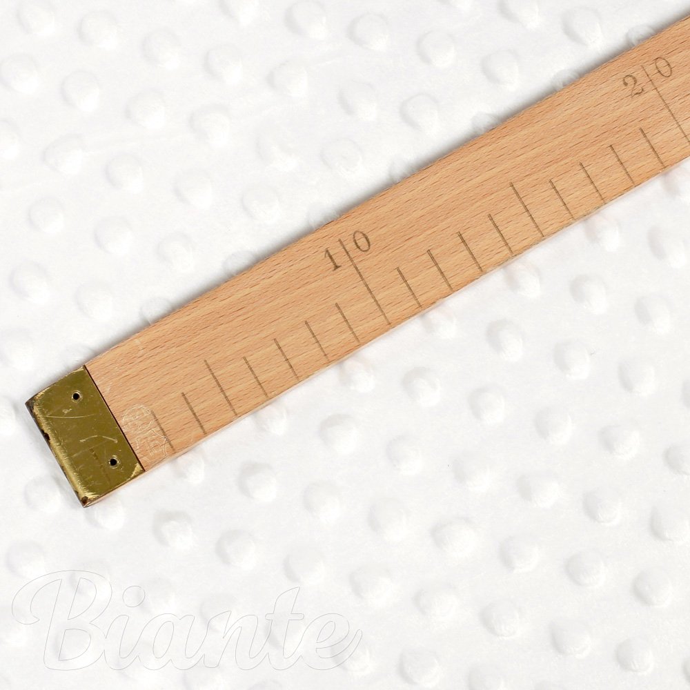 Dětská látka Minky 3D puntíky MKP-016 Krémově bílá - šířka 150 cm - detail 5 - Biante.cz