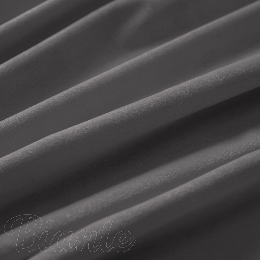 Sametová látka Velvet Premium SVP-017 Tmavě šedá - šířka 145 cm a 280 cm - detail 4 - Biante.cz