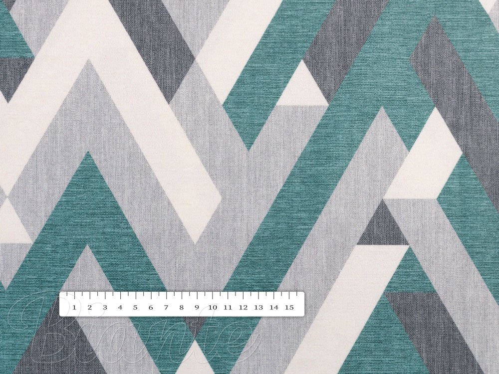 Sametová látka Tamara TMR-026 Zeleno-šedý designový cik-cak - šířka 150 cm - detail 2 - Biante.cz Sametová látka Tamara TMR-026 Zeleno-šedý designový cik-cak - šířka 150 cm - detail 2 - Biante.cz