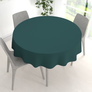 Dekoračný okrúhly obrus Rongo RG-099 Tmavý fľaškovo zelený - detail 1 - Biante.sk