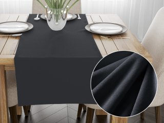 Sametový běhoun na stůl Velvet Premium SVP-004 Antracitově šedý - Biante.cz Sametový běhoun na stůl Velvet Premium SVP-004 Antracitově šedý - Biante.cz