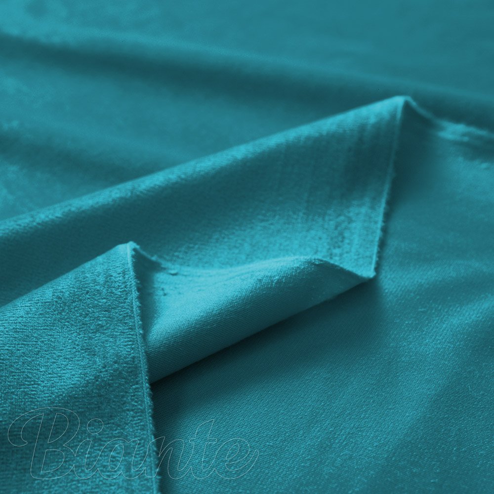 Zamatová látka Velvet Prémium SVP-035 Tyrkysovo modrá - šírka 280 cm - detail 5 - Biante.sk