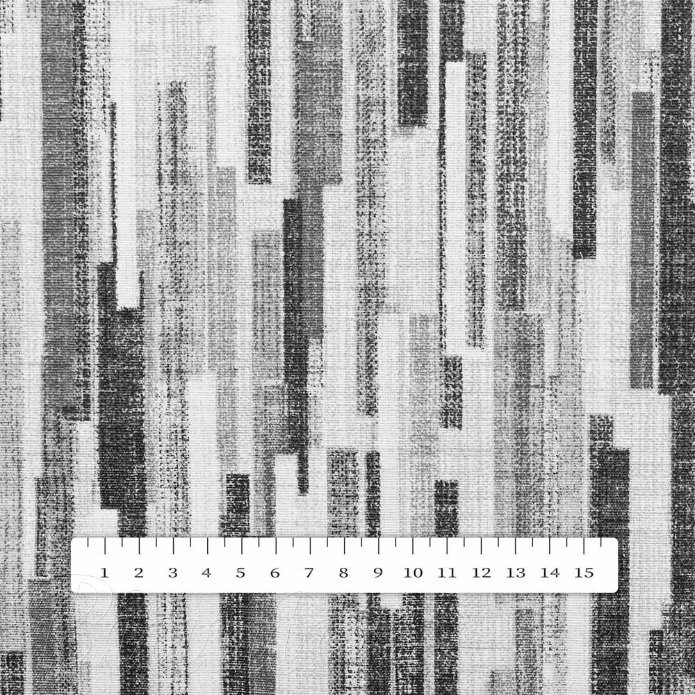 Dekorační látka Leona LN-175 Šedo-černé proužky - šířka 140 cm a 280 cm - detail 5 - Biante.cz