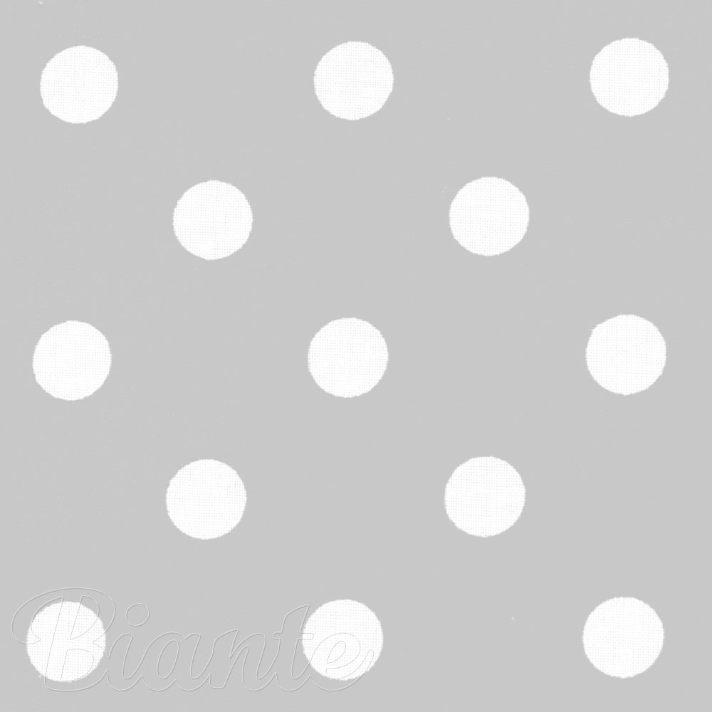 Bavlněná látka/plátno Sandra SA-676 Bílé puntíky na světle šedém - šířka 140 cm - detail 5 - Biante.cz