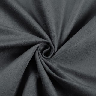 Poťahová látka/imitácia brúsenej kože Alcantara ALC-016 Antracitovo sivá - šírka 145 cm - Biante.sk