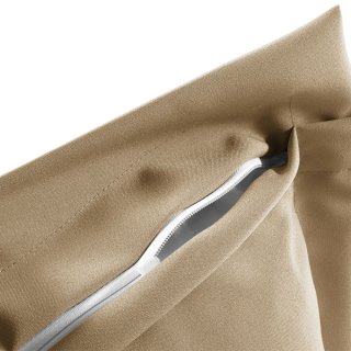 Dekorační povlak na polštář s lemem Rongo RG-040 Kávově hnědý - detail 1 - Biante.cz