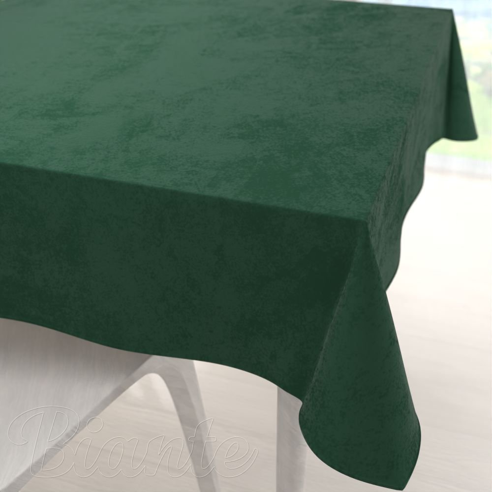 Velký sametový čtvercový ubrus Velvet Premium SVP-012 Zelený - Biante.cz
