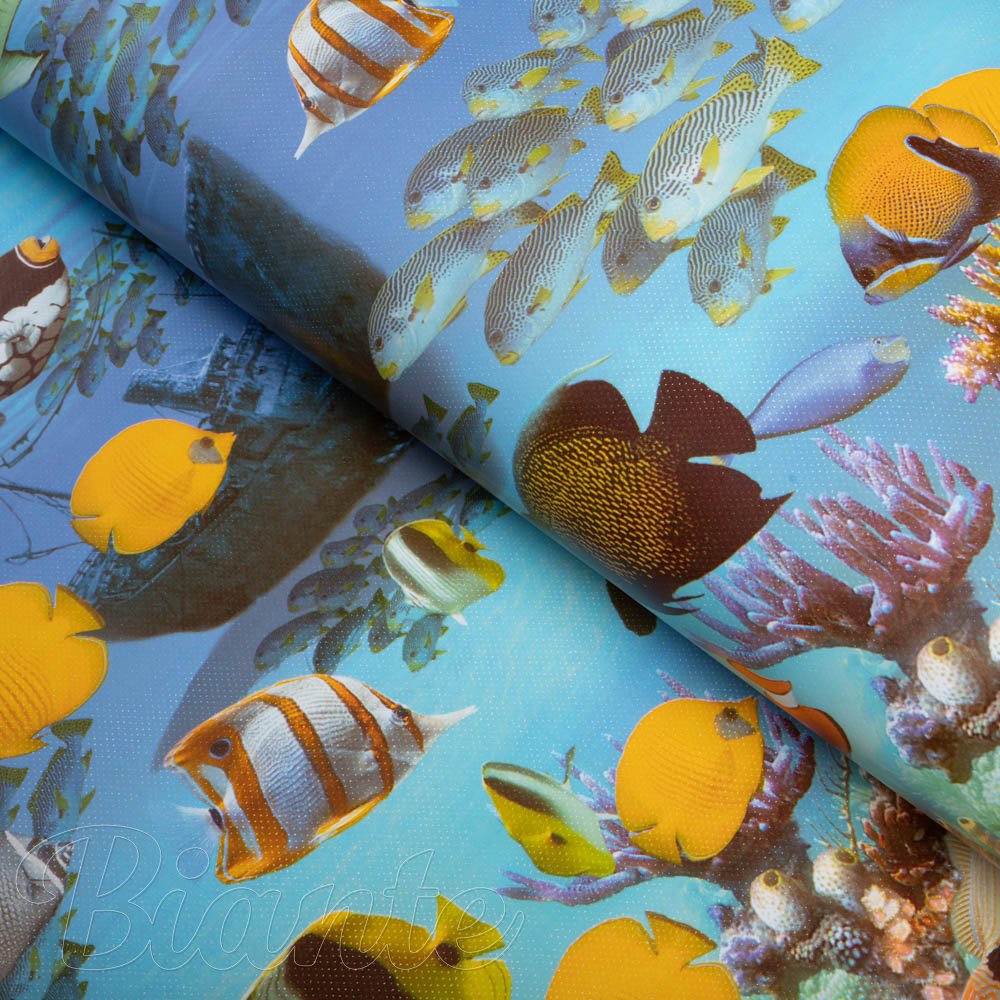 PVC obrus Morské ryby PV-053 - metráž š. 140 cm - Biante.sk
