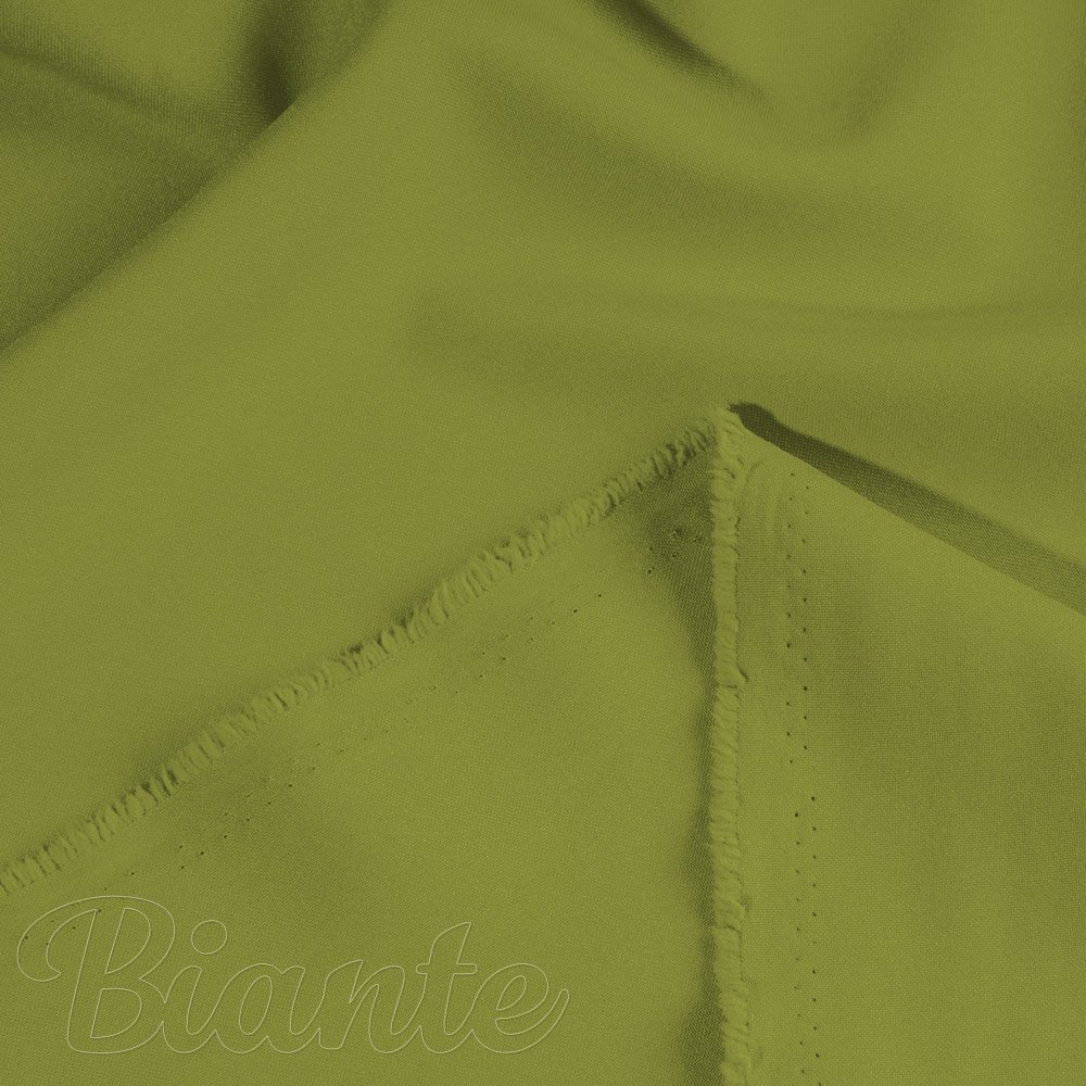 Dekorační jednobarevná látka Rongo RG-095 Olivově zelená - šířka 150 cm - detail 2 - Biante.cz