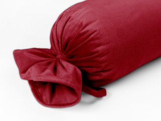 Sametový polštář válec bonbon Velvet Premium SVP-007 Malinově červený - detail 1 - Biante.cz Sametový polštář válec bonbon Velvet Premium SVP-007 Malinově červený - detail 1 - Biante.cz