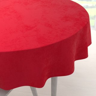 Velký sametový kulatý ubrus Velvet Premium SVP-051 Sytě červený - Biante.cz