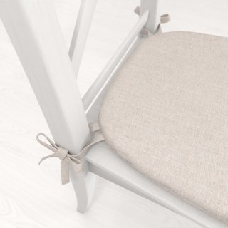 Oblý podsedák BKW-205 Režný žíhaný - 39x37x3 cm - detail 1 - Biante.sk