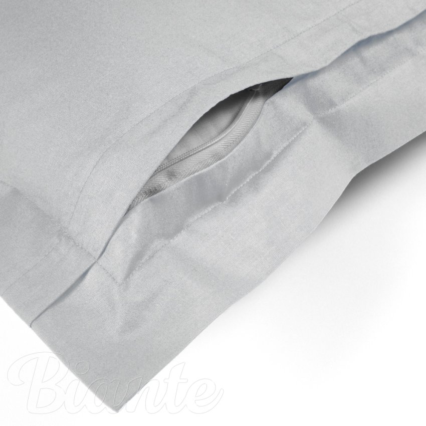 Bavlnená obliečka na vankúš s lemom Moni MO-067 Holubia sivá - detail 1 - Biante.sk