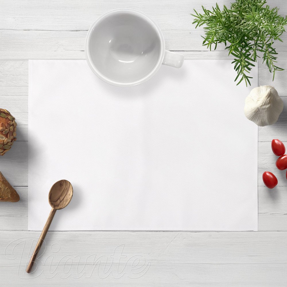 Dekorační prostírání na stůl Monako PM-126 Drobný nopkový vzor bílý - Biante.cz