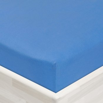 Detské jersey napínacie prestieradlo do postieľky JR-015 Svetlo modré - detail 1 - Biante.sk