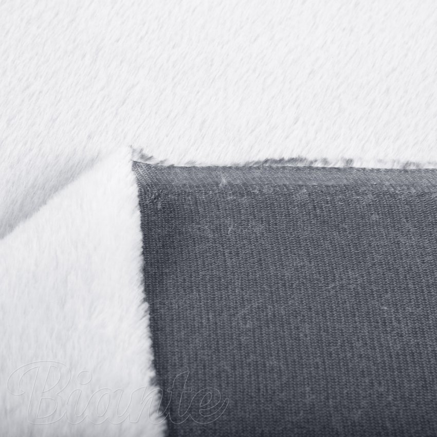 Plyš/umělá kožešina PL-002 Světle šedý melír - šířka 150 cm - detail 4 - Biante.cz
