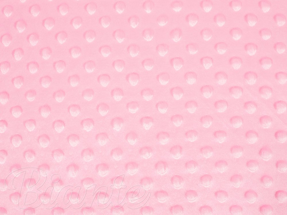 Dětská látka Minky 3D puntíky MKP-035 Světle růžová - šířka 150 cm - detail 6 - Biante.cz Dětská látka Minky 3D puntíky MKP-035 Světle růžová - šířka 150 cm - detail 6 - Biante.cz