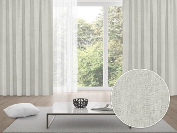 100% zatemňovací závěs Blackout na míru BKL-601 Světlý režný - Biante.cz