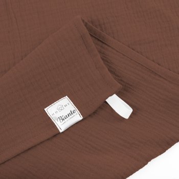 Mušelínová utěrka Nature MSN-075 Hnědá - sada 3 ks - detail 1 - Biante.cz Mušelínová utěrka Nature MSN-075 Hnědá - sada 3 ks - detail 1 - Biante.cz