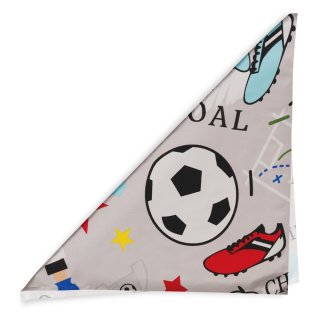 Detská bavlnená šatka Sandra SA-646 Futbal to je hra - na sivom - detail 1 - Biante.sk Detská bavlnená šatka Sandra SA-646 Futbal to je hra - na sivom - detail 1 - Biante.sk