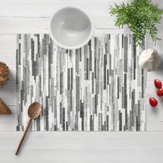 Dekorační prostírání na stůl Leona LN-175 Šedo-černé proužky - Biante.cz Dekorační prostírání na stůl Leona LN-175 Šedo-černé proužky - Biante.cz