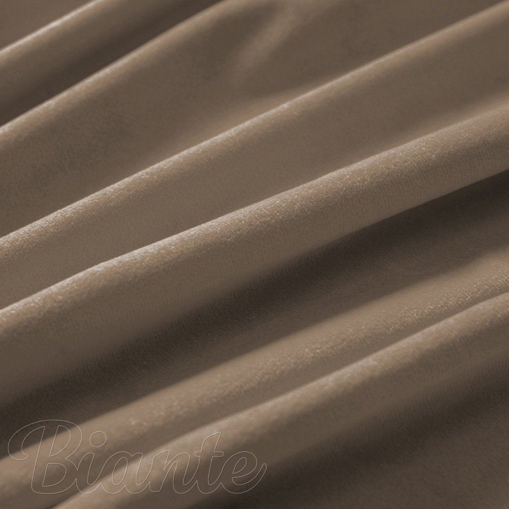 Zamatová látka Velvet Prémium SVP-034 Kávovo hnedá - šírka 280 cm - detail 4 - Biante.sk