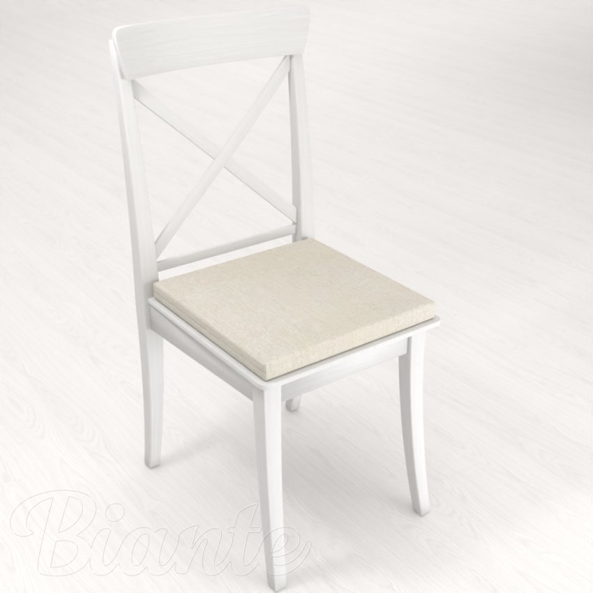 Čtvercový podsedák BKW-207 Pískový žíhaný - 38x38x3 cm - detail 1 - Biante.cz