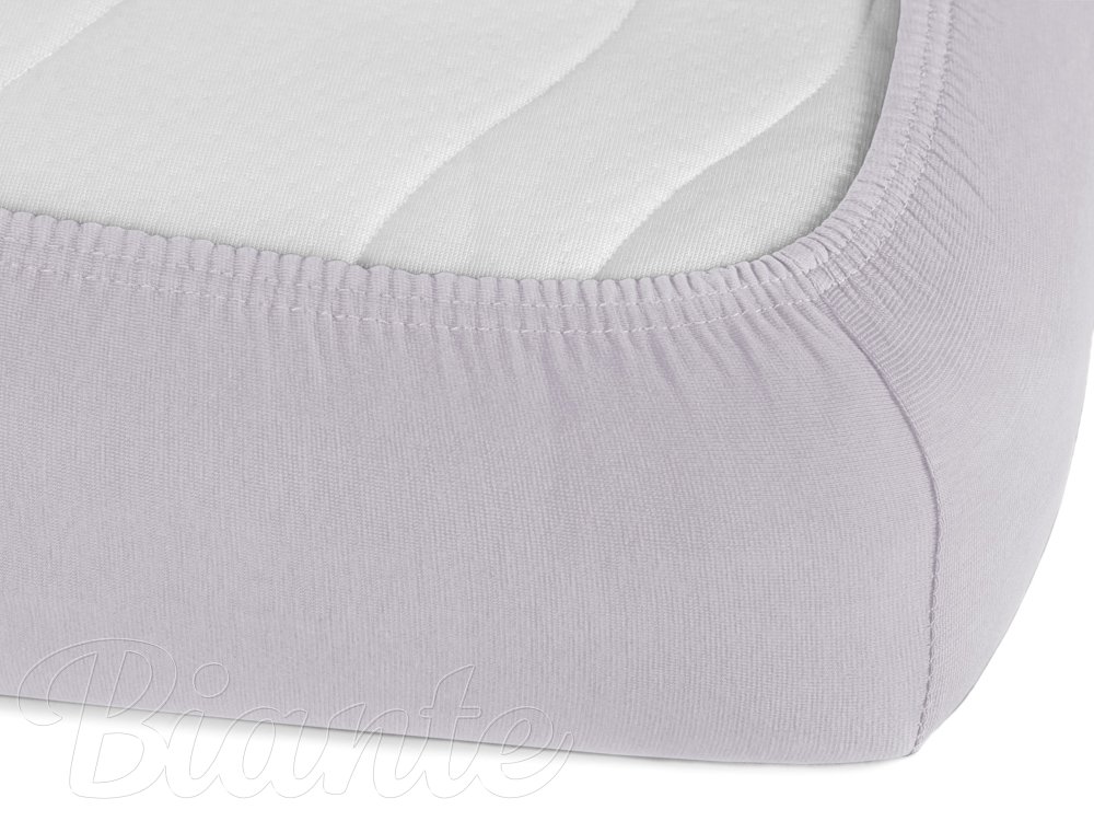 Dětské jersey napínací prostěradlo do postýlky JR-028 Světle šedé - detail 2 - Biante.cz Dětské jersey napínací prostěradlo do postýlky JR-028 Světle šedé - detail 2 - Biante.cz