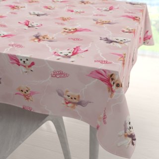 Detský bavlnený štvorcový obrus Sandra SA-650 Psí superhrdinovia na staroružovom - Biante.sk Detský bavlnený štvorcový obrus Sandra SA-650 Psí superhrdinovia na staroružovom - Biante.sk