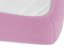 Dětské jersey napínací prostěradlo do postýlky JR-008 Růžová lila - detail 2 - Biante.cz