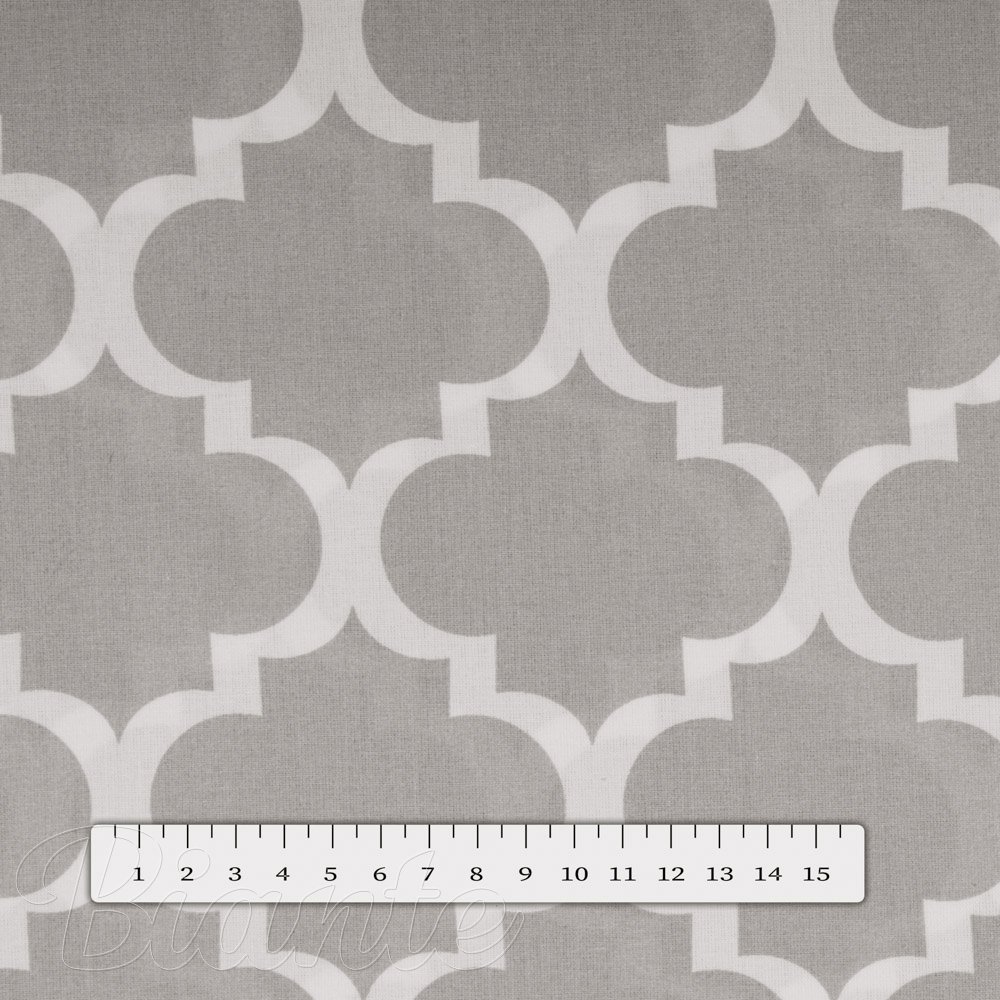 Bavlněná látka/plátno Sandra SA-188 Šedé Maroko - šířka 160 cm - detail 2 - Biante.cz