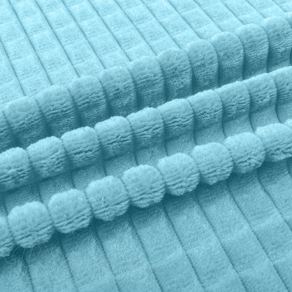 Látka Minky kostky MKK-006 Světle modrá - šířka 165 cm - detail 2 - Biante.cz