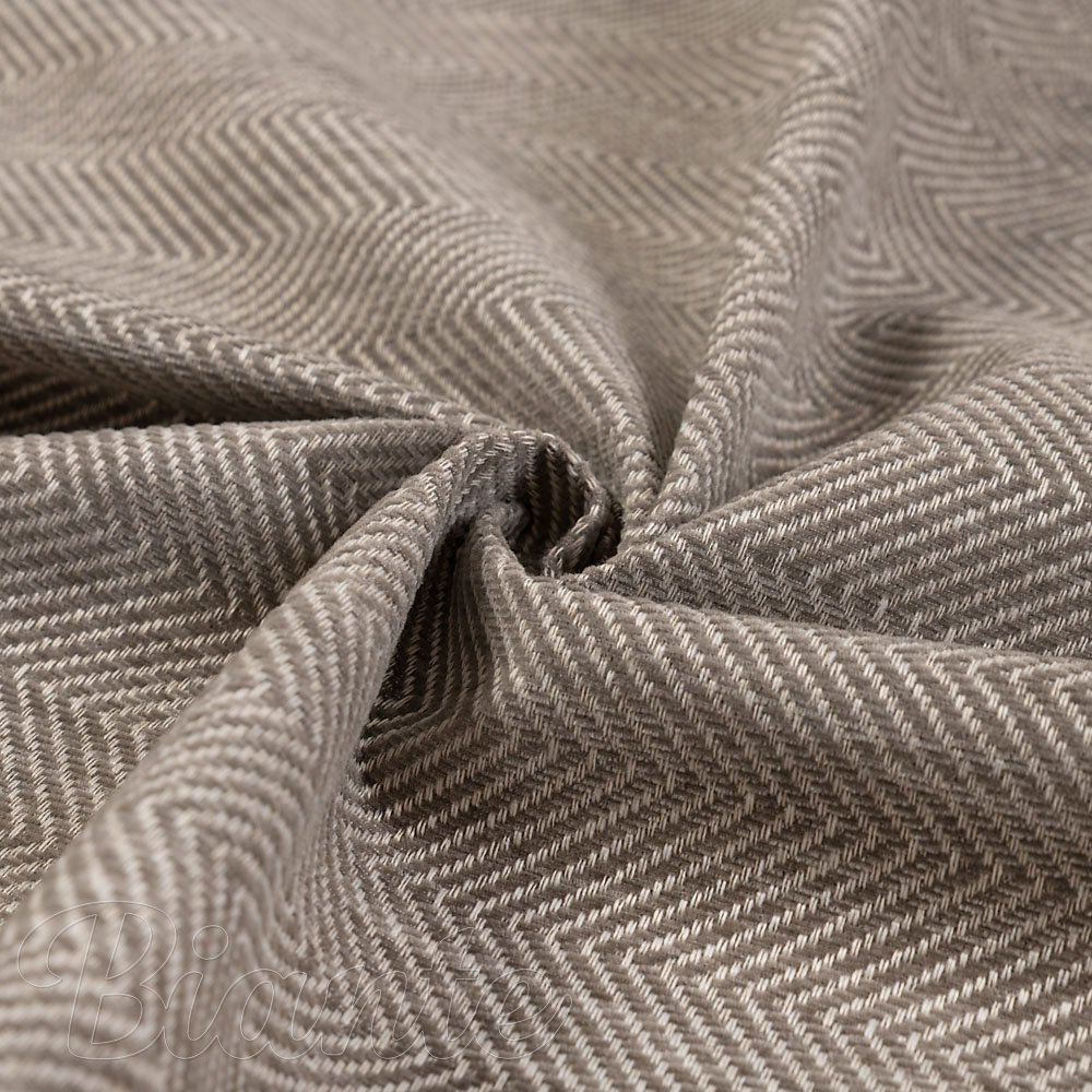 100% zatemňovacia látka Blackout BKM-302 Sivohnedé cik-cak pásiky - šírka 315 cm - detail 7 - Biante.sk