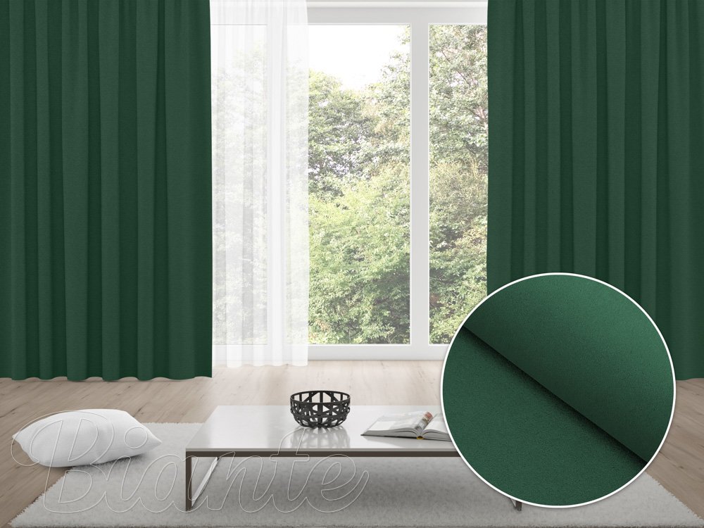 Zatemňovací závěs Blackout BKS-412 Zelený - šířka 140 cm - Biante.cz Zatemňovací závěs Blackout BKS-412 Zelený - šířka 140 cm - Biante.cz