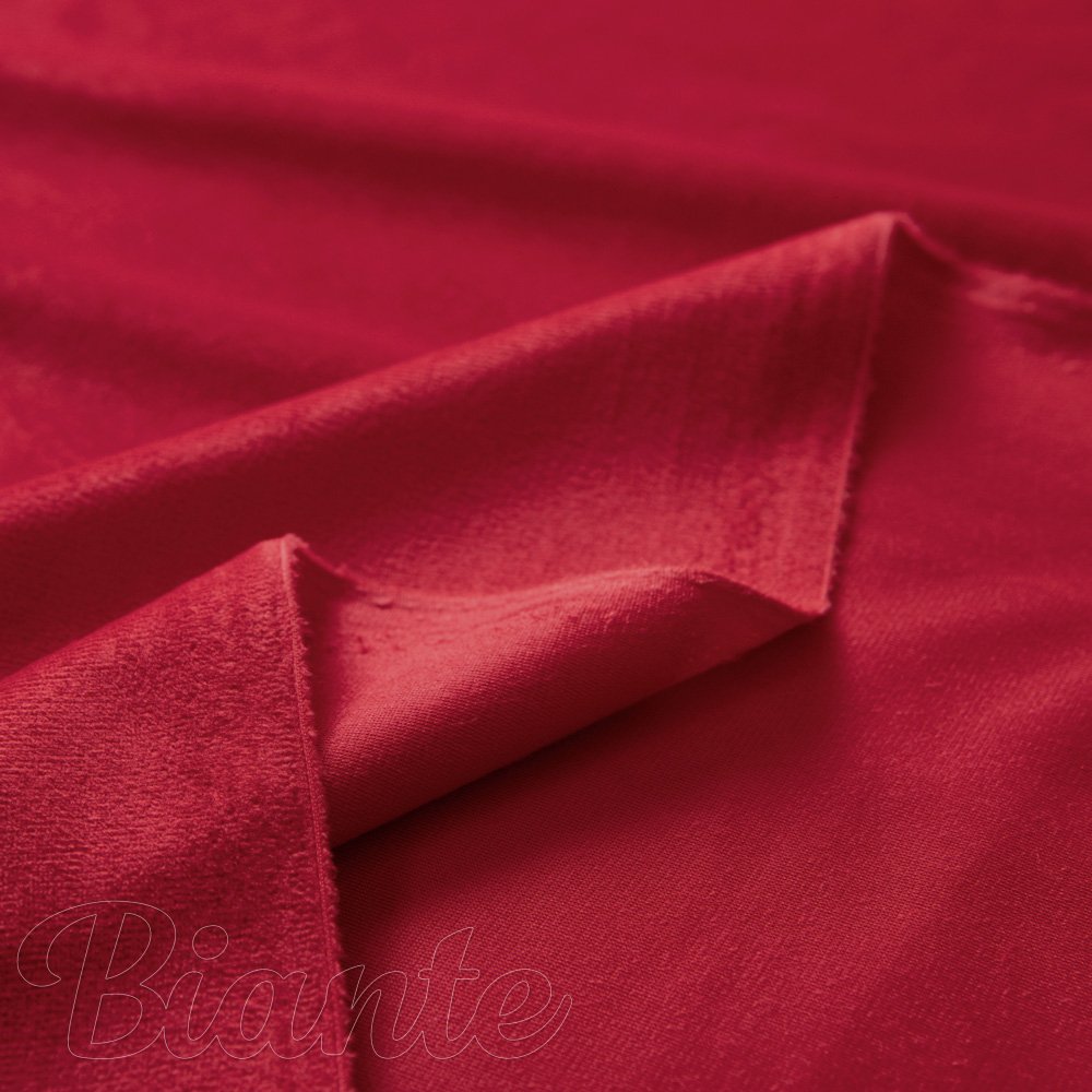Sametová látka Velvet Premium SVP-049 Jahodově červená - šířka 145 cm - detail 5 - Biante.cz