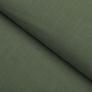 Lněná látka LEN-020 Khaki zelená - metráž šířka 140 cm - detail 2 - Biante.cz