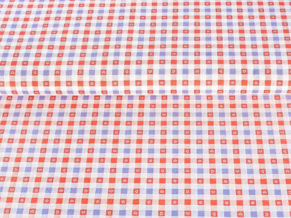 Dekoračná látka Leona LN-028 Červeno-modré káro - šírka 140 cm - detail 4 - Biante.sk Dekoračná látka Leona LN-028 Červeno-modré káro - šírka 140 cm - detail 4 - Biante.sk