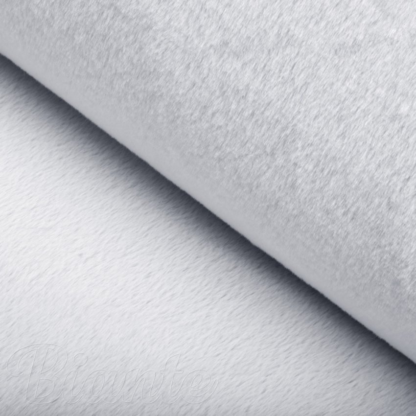 Plyš/umělá kožešina PL-002 Světle šedý melír - šířka 150 cm - detail 3 - Biante.cz