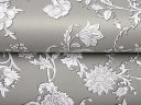 Dekorační látka PM-021 Zámecké květy na šedobéžovém - šířka 150 cm - detail 4 - Biante.cz