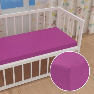 Dětské jersey napínací prostěradlo do postýlky JR-009 Šeříkové - Biante.cz