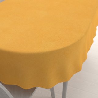 Dekorační oválný ubrus BKW-211 Hořčicový žíhaný - Biante.cz Dekorační oválný ubrus BKW-211 Hořčicový žíhaný - Biante.cz