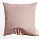 Sametový povlak na polštář Velvet Premium SVP-043 Pudrově růžový - Biante.cz