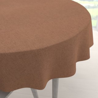 Dekorační kulatý ubrus BKW-203 Hnědý žíhaný - Biante.cz