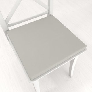 Vonkajší štvorcový podsedák SLK-002 Svetlo sivý - 38x38x3 cm - Biante.sk