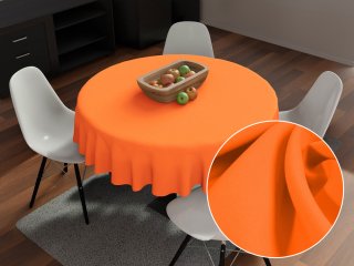 Dekoračný okrúhly obrus Rongo RG-035 Oranžový - Biante.sk Dekoračný okrúhly obrus Rongo RG-035 Oranžový - Biante.sk
