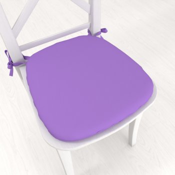 Oblý podsedák Rongo RG-038 Světle fialový - 39x37x3 cm - Biante.cz