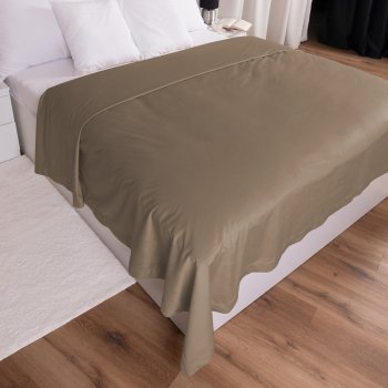 Sametový přehoz na postel Velvet Premium SVP-034 Kávově hnědý - detail 1 - Biante.cz Sametový přehoz na postel Velvet Premium SVP-034 Kávově hnědý - detail 1 - Biante.cz
