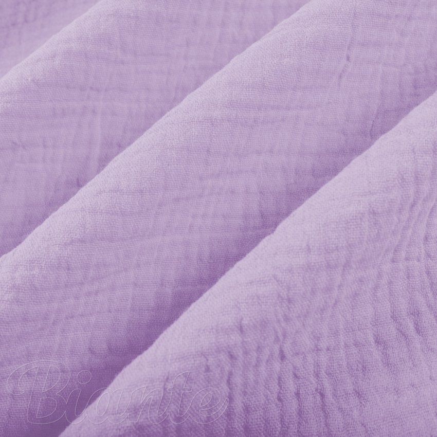 Mušelín dvojitá gázovina MSN-100 Fialová lila - metráž šírka 135 cm - detail 7 - Biante.sk
