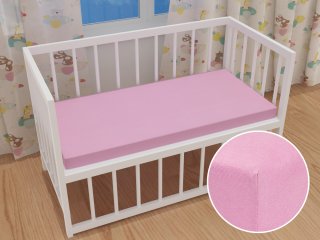 Dětské jersey napínací prostěradlo do postýlky JR-008 Růžová lila - Biante.cz Dětské jersey napínací prostěradlo do postýlky JR-008 Růžová lila - Biante.cz