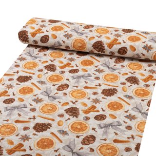 Dekorační látka Leona LN-171 Vůně podzimu - šířka 140 cm